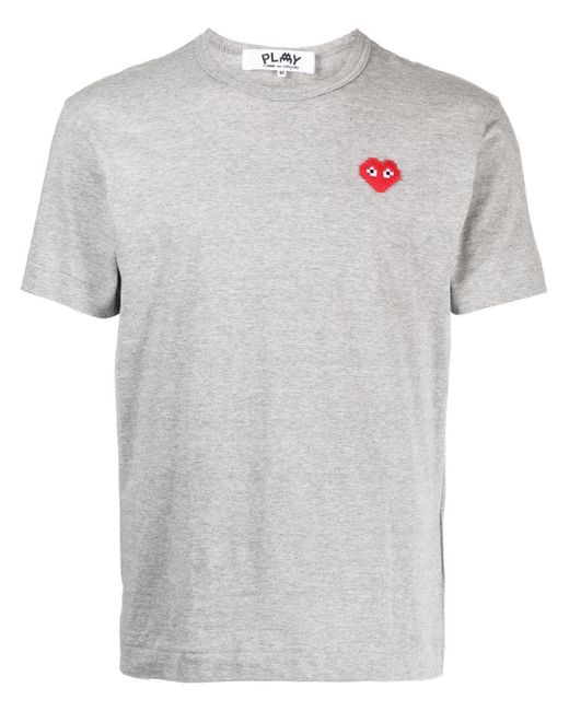 Comme Des Garçons Play logo-patch cotton T-shirt