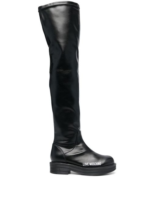 Love Moschino thigh-high boots