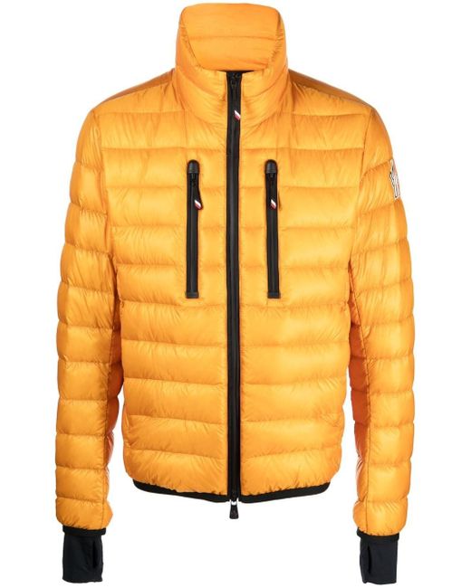 Moncler Grenoble logo-patch padded down jacket