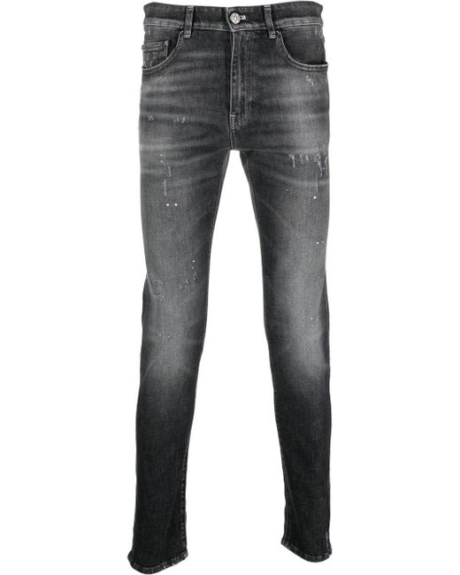 PT Torino distressed slim-cut jeans
