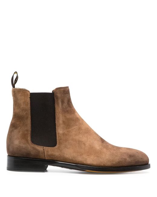 Doucal's suede lo-top boots