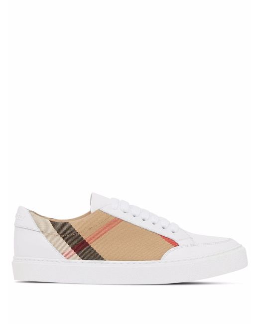 Burberry House Check low-top sneakers