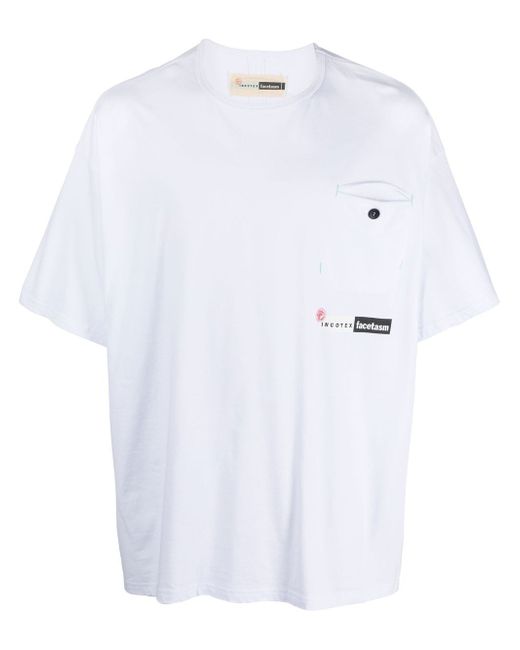 Incotex logo-print cotton T-shirt