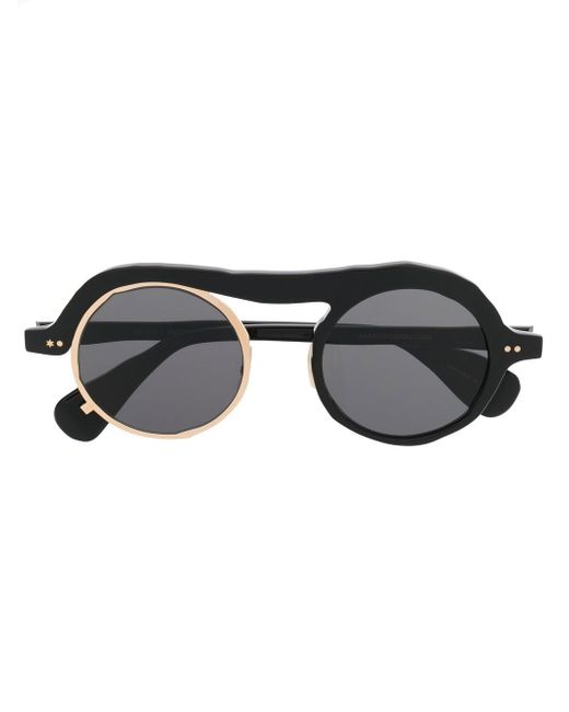 Masahiromaruyama two-tone round-frame sunglasses