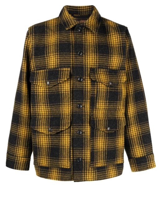 Filson check-print wool jacket