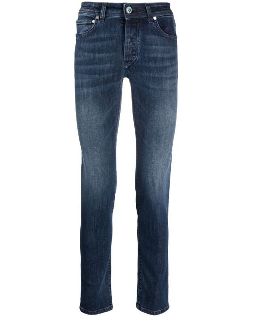 Barba slim-cut leg jeans