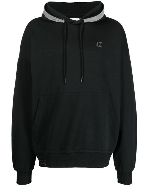 Izzue Reserved slogan-print hoodie