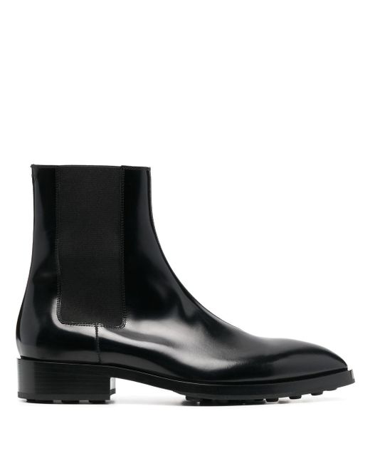 Jil Sander pointed-toe leather chelsea boots