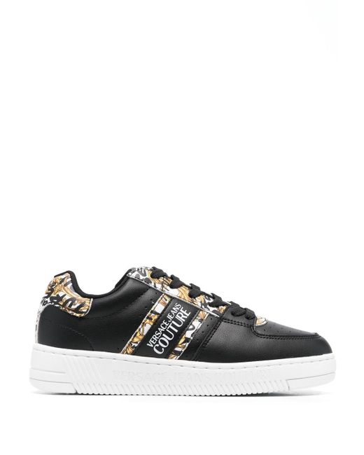 Versace Jeans Couture leather lo-top sneakers