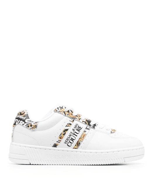 Versace Jeans Couture lo-top printed sneakers