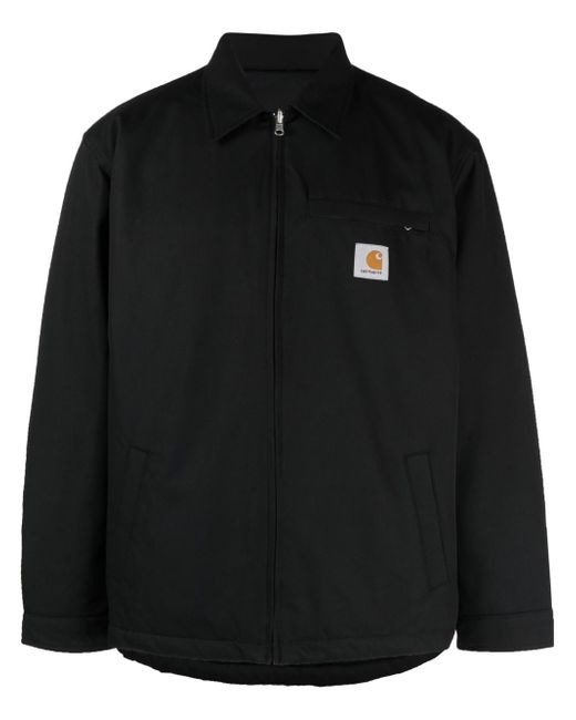 Carhartt Wip logo-patch zip-up jacket