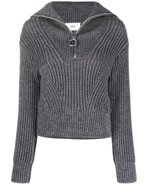 AMI Alexandre Mattiussi knitted virgin wool jumper
