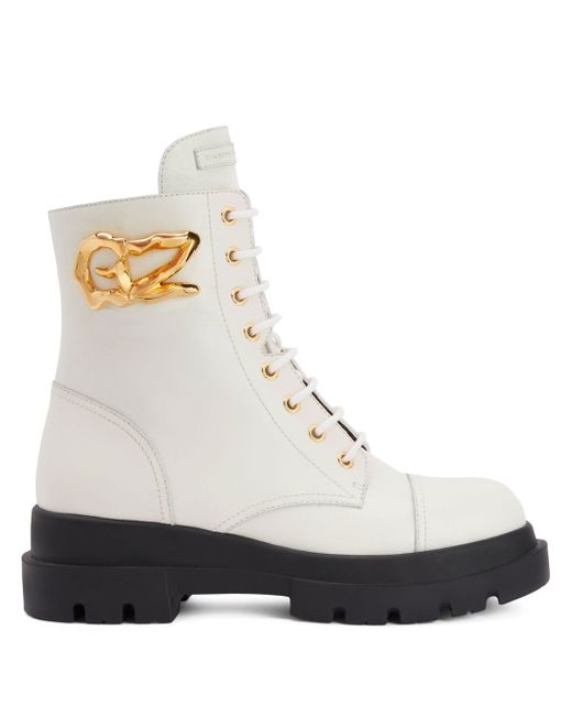 Giuseppe Zanotti Design Tankie leather ankle boots