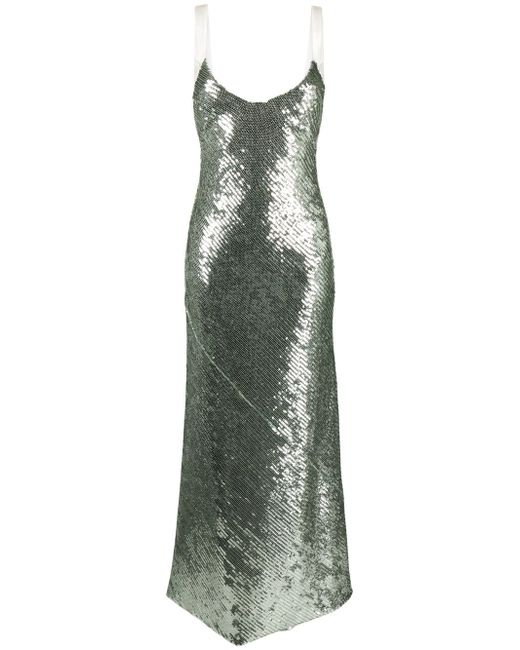 Galvan sequin-embellished maxi dress