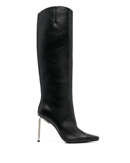 Off-White Allen 100mm leather knee boots