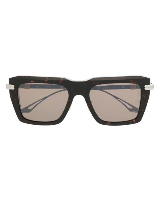 DITA Eyewear tortoiseshell-effect square sunglasses