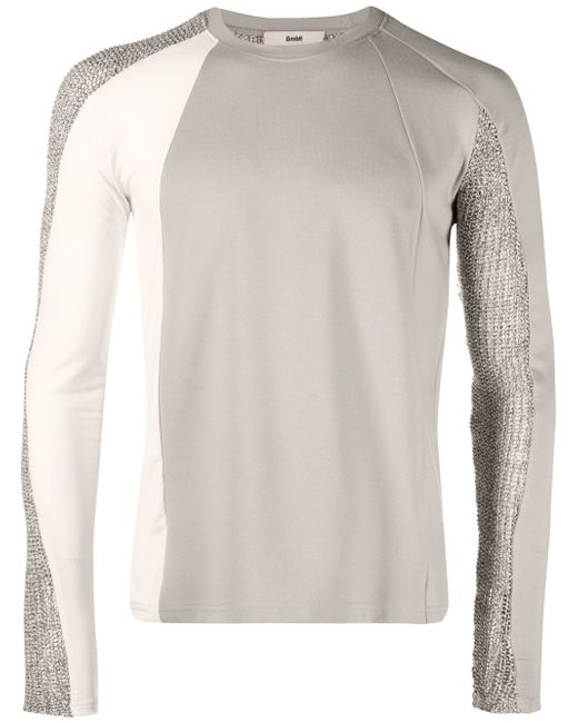 GmBH panelled-design long-sleeve T-shirt