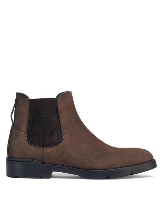 Z Zegna Cortina suede Chelsea boots
