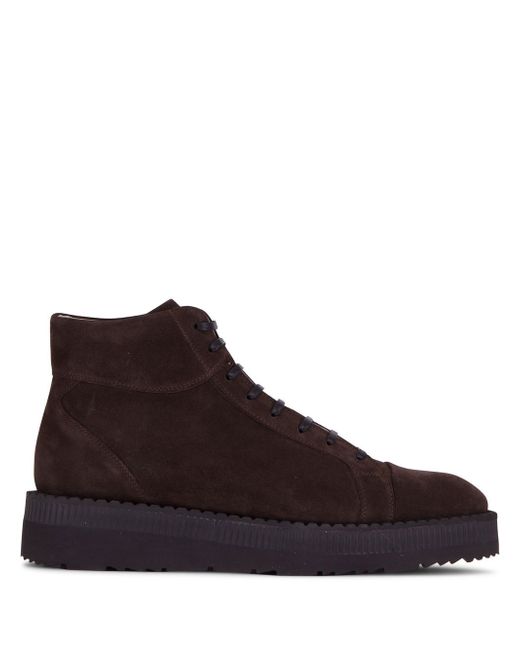 Kiton suede ankle boots