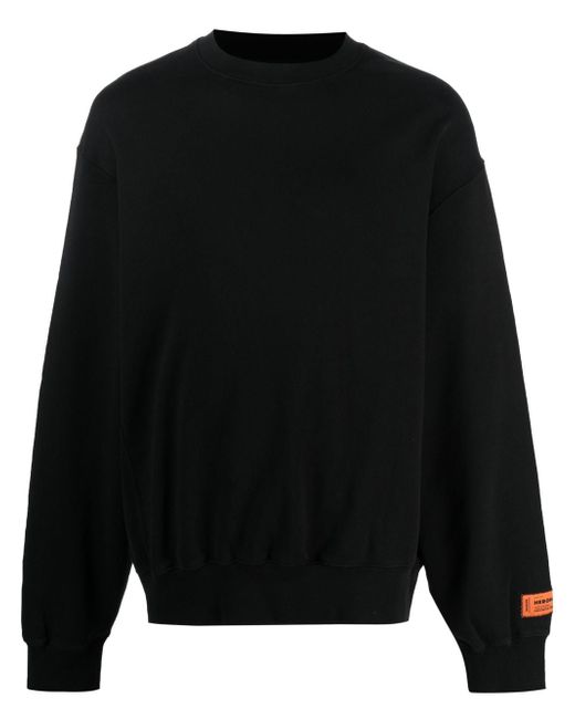 Heron Preston logo-patch long-sleeve sweatshirt