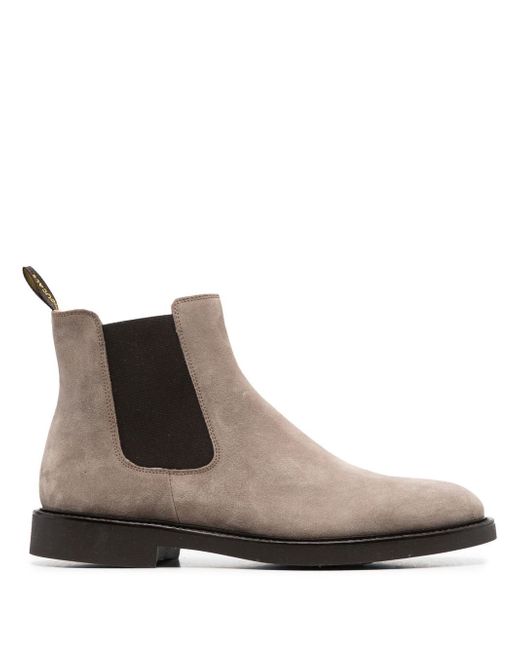 Doucal's suede side-panel ankle boots