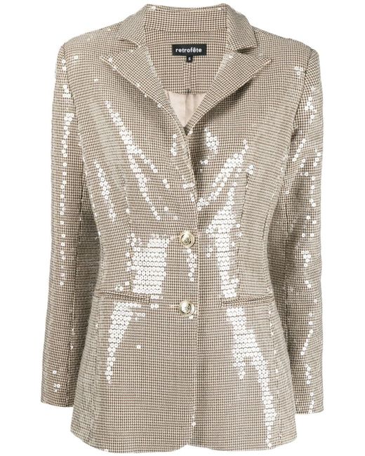 Retrofete Hadley sequin-embellished blazer