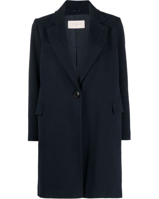 Circolo 1901 buttoned-up single-breasted coat