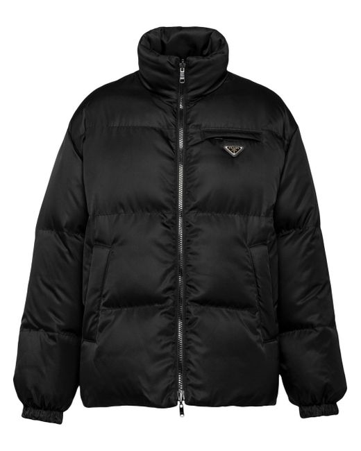 Prada Medium-length Re-Nylon down jacket