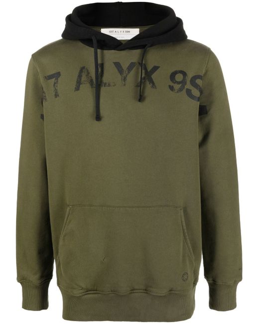 1017 Alyx 9Sm logo-print cotton hoodie