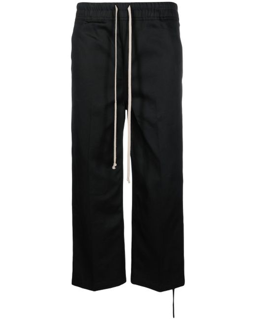Rick Owens drawstring cropped-cargo trousers