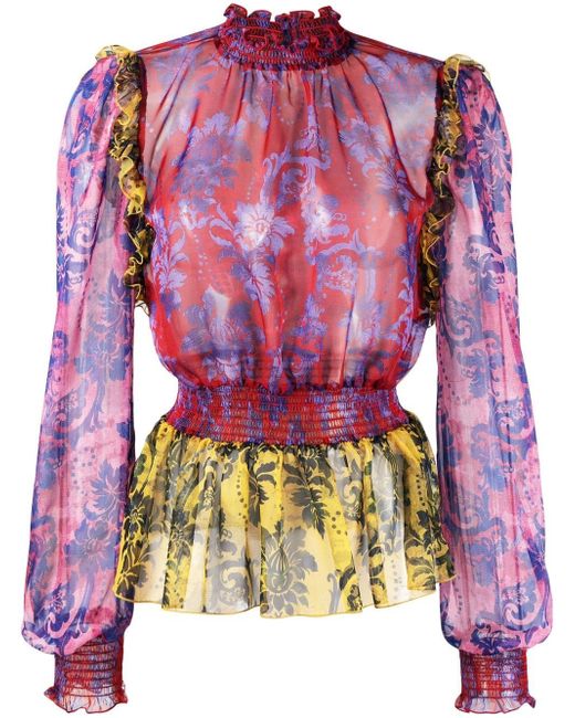 Versace Jeans Couture Tapestry Couture blouse