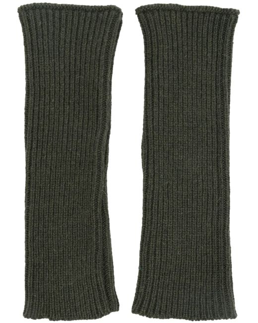 Ma'ry'ya ribbed-knit merino gloves