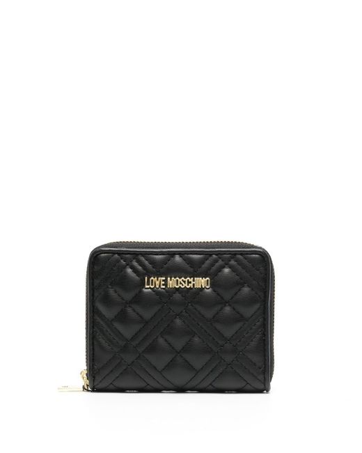 Love Moschino quilted zip-up purse
