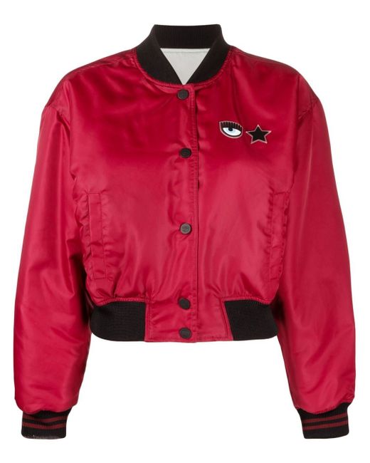 Chiara Ferragni motif-detail bomber jacket