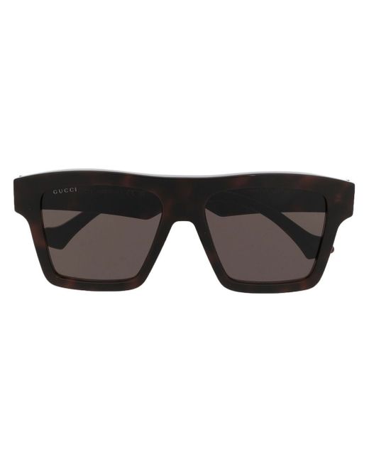 Gucci rectangle-frame sunglasses