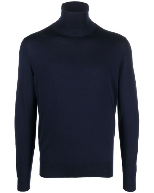 Colombo roll neck knitted jumper
