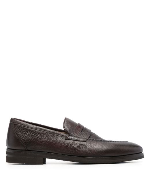 Henderson Baracco leather Penny loafers