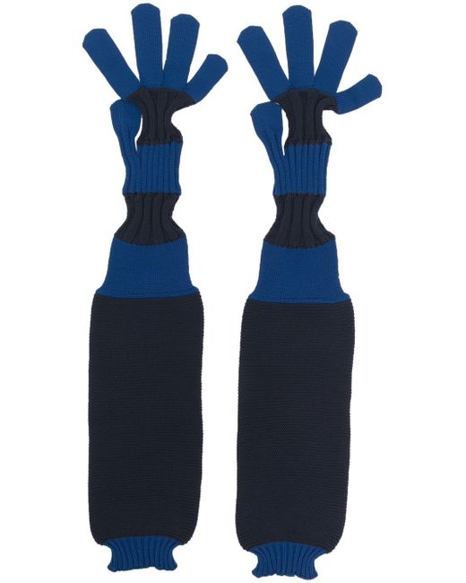 Cfcl stripe-detail gloves