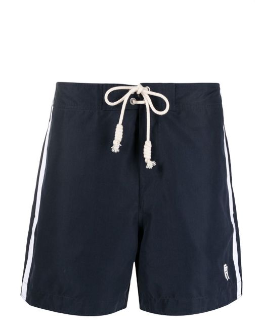 Palm Angels logo-embroidered swimming shorts