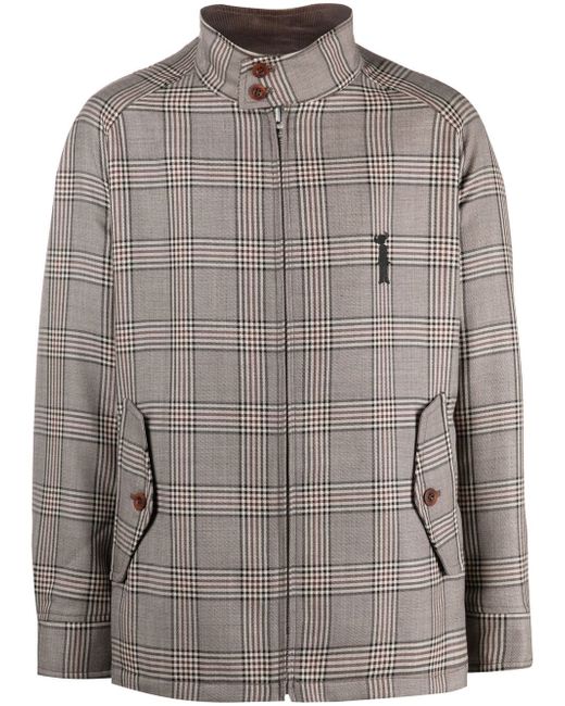 Junya Watanabe Comme Des Garçons Pre-Owned panelled check-print jacket