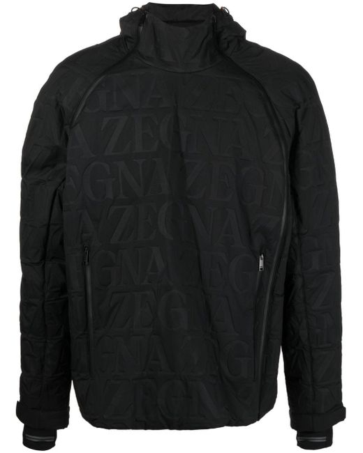 Z Zegna monogram hooded jacket