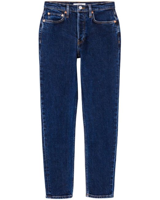 Re/Done 90s high-rise cropped jeans