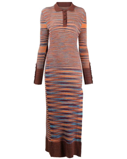 Jacquemus striped knit dress