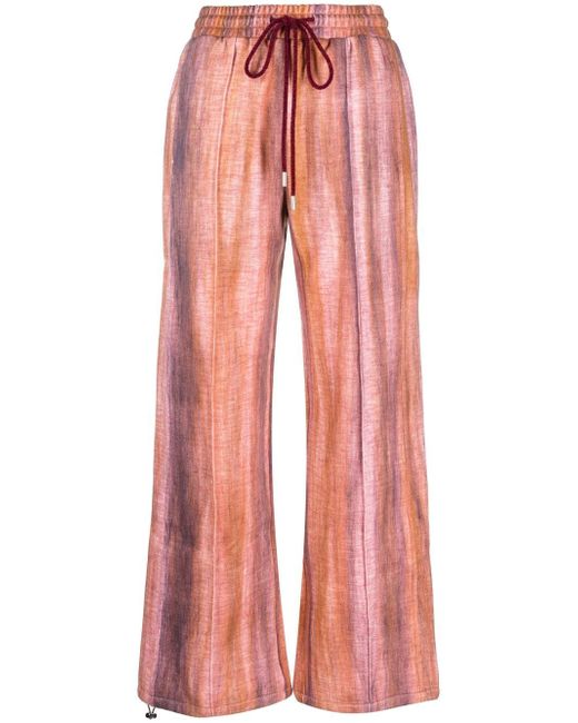 Andersson Bell tie-dye drawstring trousers