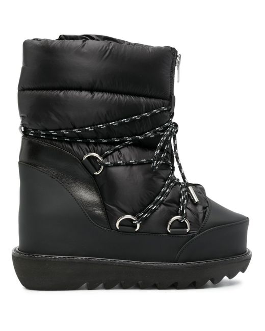 Sacai quilted lace-up ankle boots
