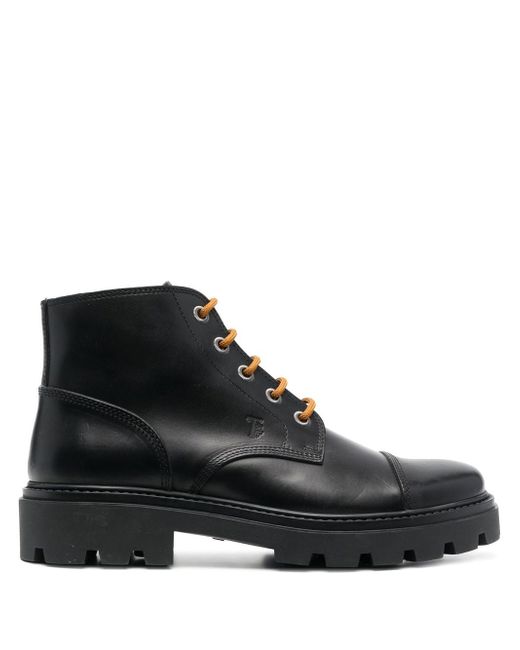 Tod's lace-up leather boots