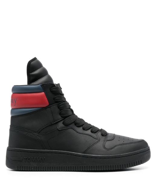 Tommy Jeans high-top lace-up sneakers