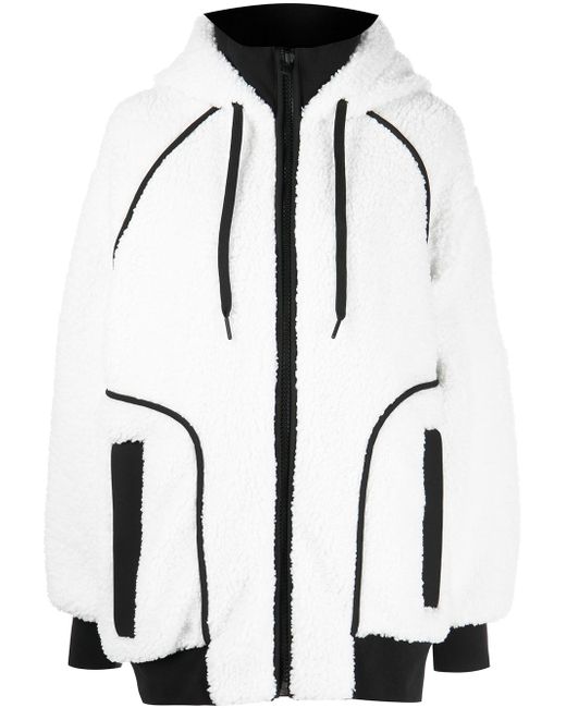 Moose Knuckles faux-shearling zipped hoodie