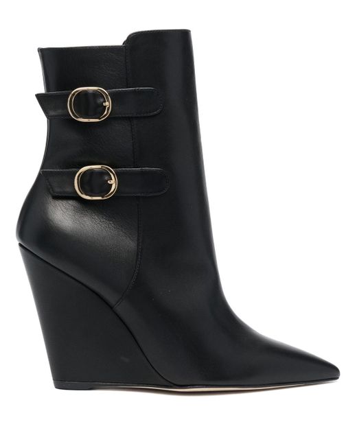 Stuart Weitzman 135mm pointed leather boots