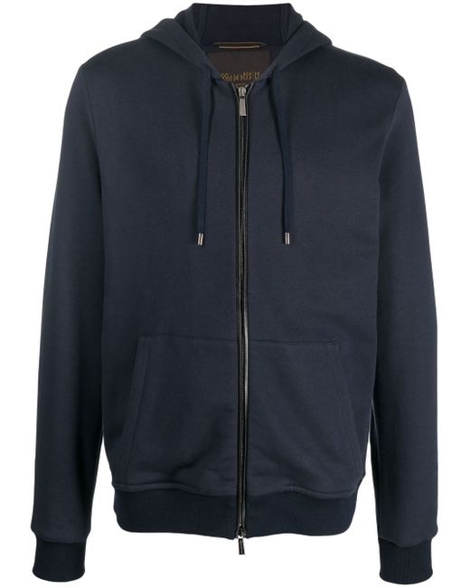 Moorer Taran zip-up hooded jacket